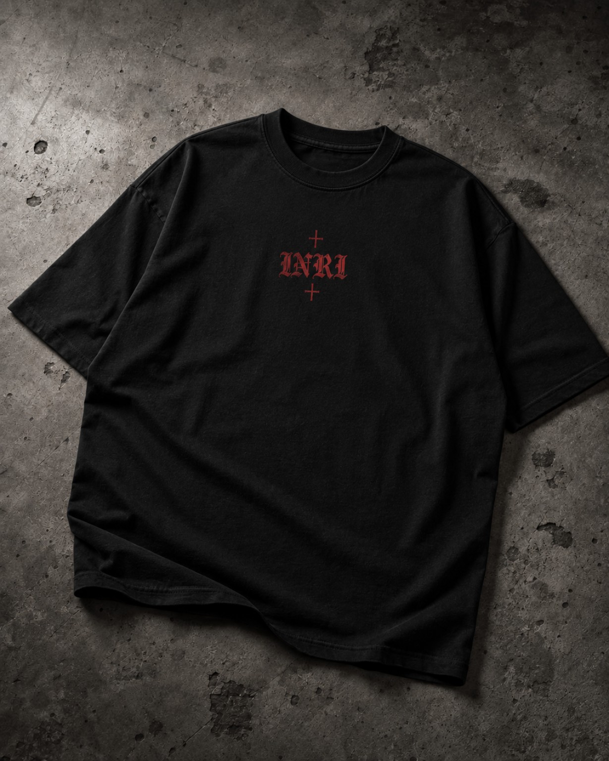 Camiseta preta Ele Vem vista pela frente