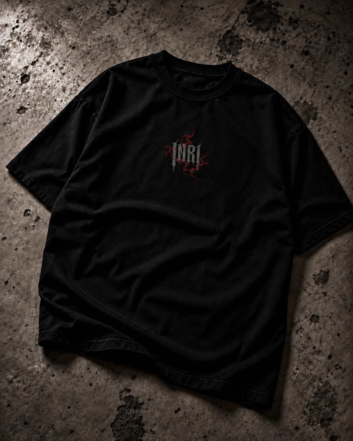 Camiseta preta Vem e Vê vista pela frente